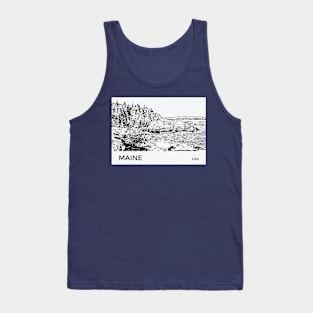 Maine USA Tank Top